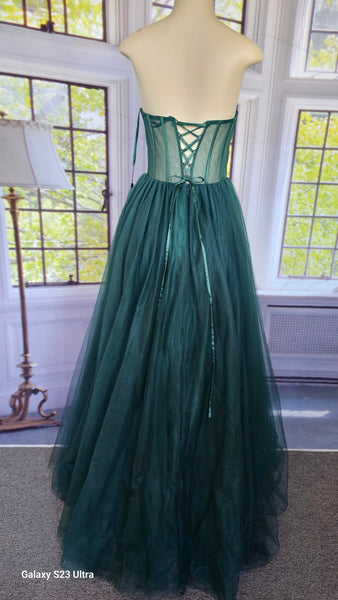 Green Corsett Gown