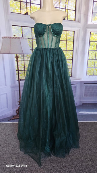 Green Corsett Gown