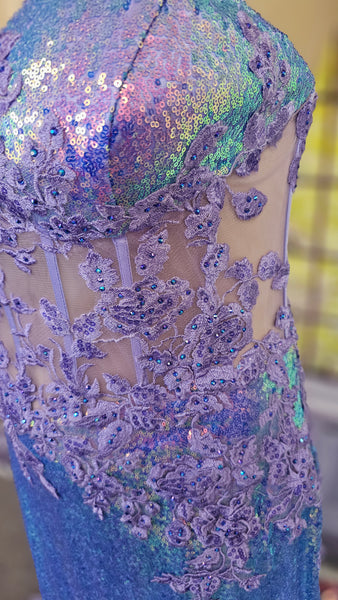 Lavender Plus Formal Dress