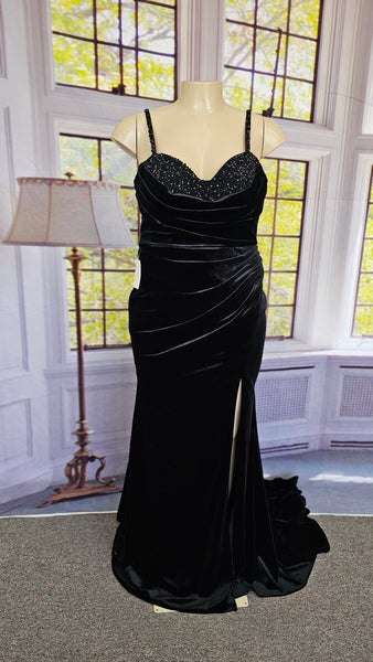 Black Velvet Dress