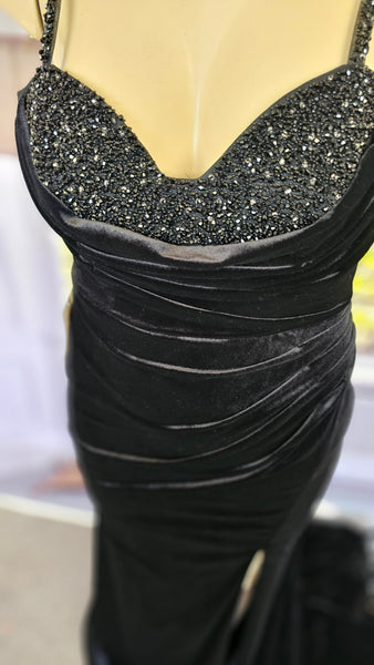 Black Velvet Dress