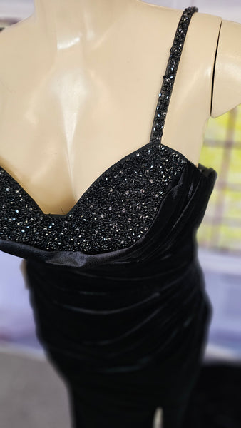 Black Velvet Dress